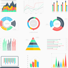 矢量手绘PPT图表