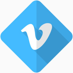 标志电影网络社会视频Vimeo有人设计