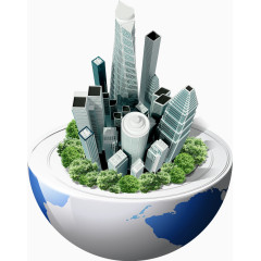 创意的地球城市