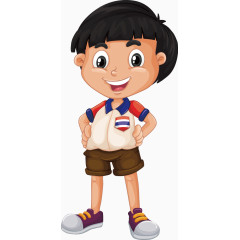 卡通男孩