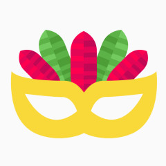 手绘风舞会面具