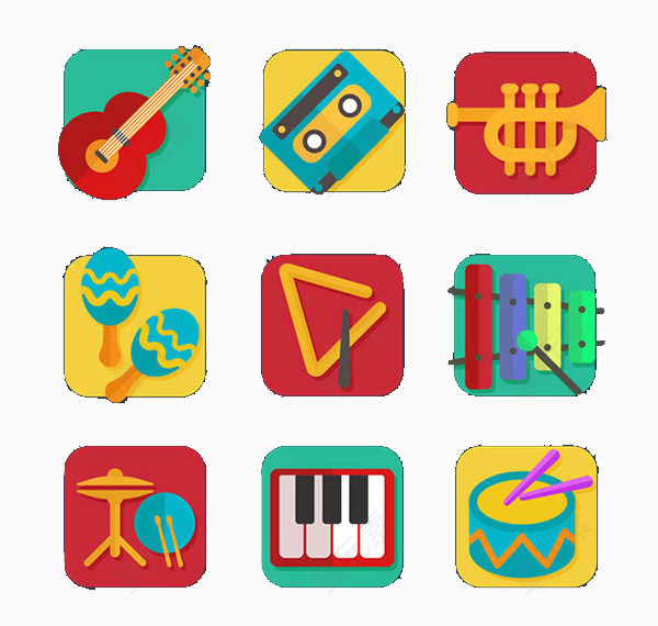 九款音乐主题图标