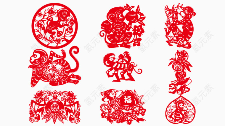 剪纸  窗花  新年  新春