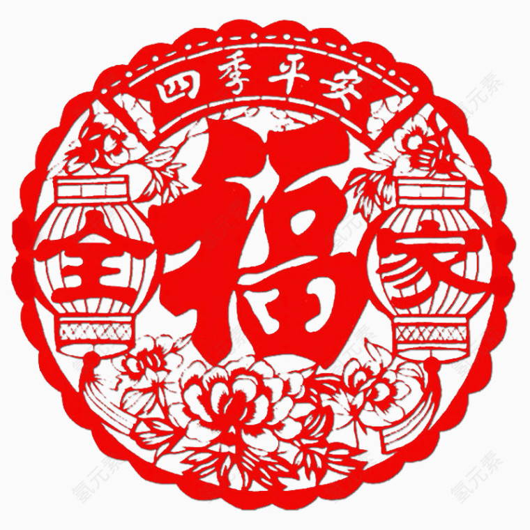 春节剪纸