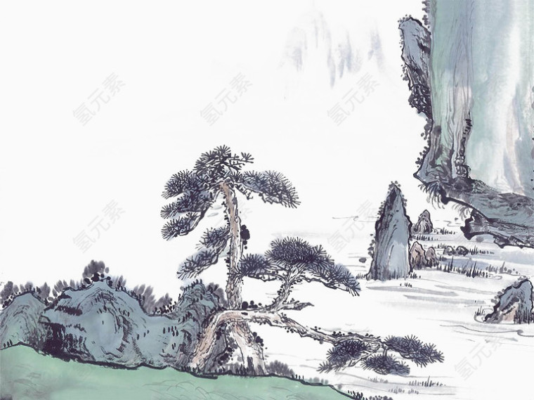 古风山水