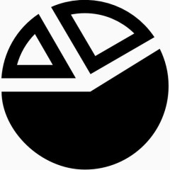 分离型饼图图表图标