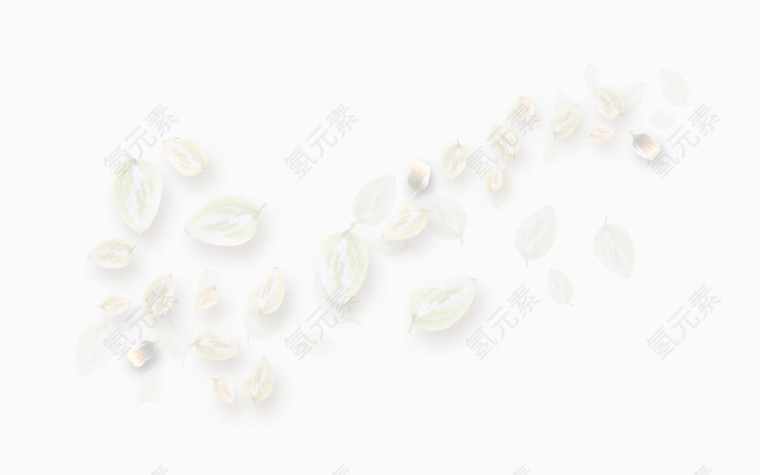 五彩漂浮花瓣