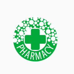 圆形医疗logo素材