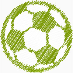 足球卡通手绘装饰元素