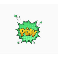 卡通图案爆炸框