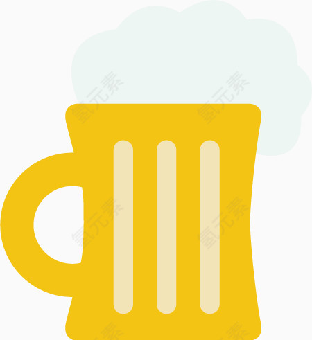 手绘酒吧杯子泡沫