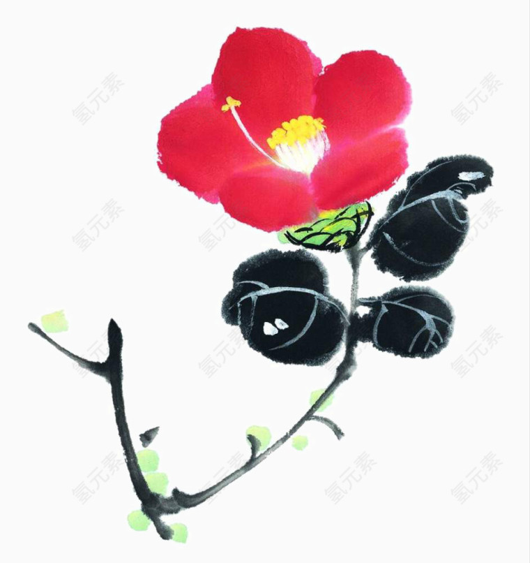 彩墨画