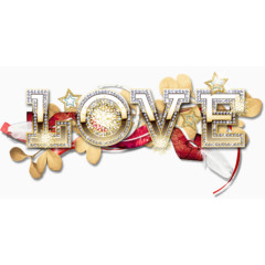 love爱花朵爱心五角星