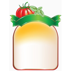  西红柿花纹边框