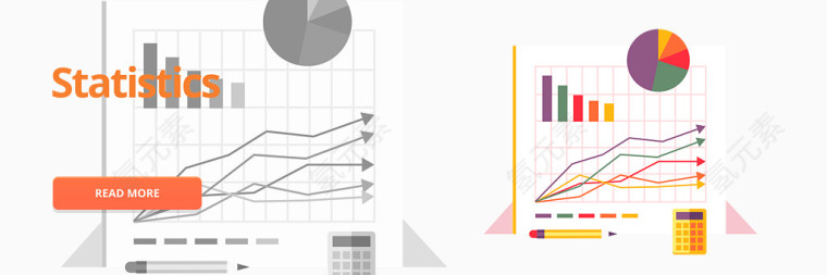 统计表矢量素材