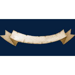 卡通手绘水彩丝带边框