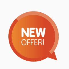 卡通彩色简约装饰标签