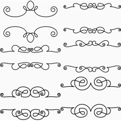 欧式不规则简易画装饰元素