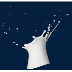 动感牛奶液体 滤色模式