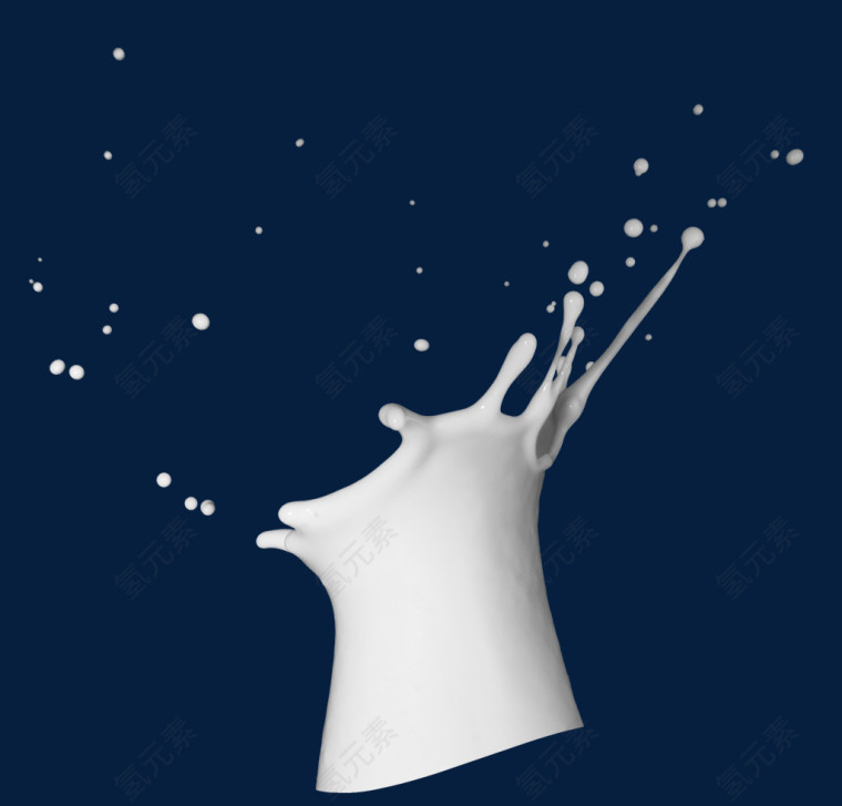 动感牛奶液体 滤色模式