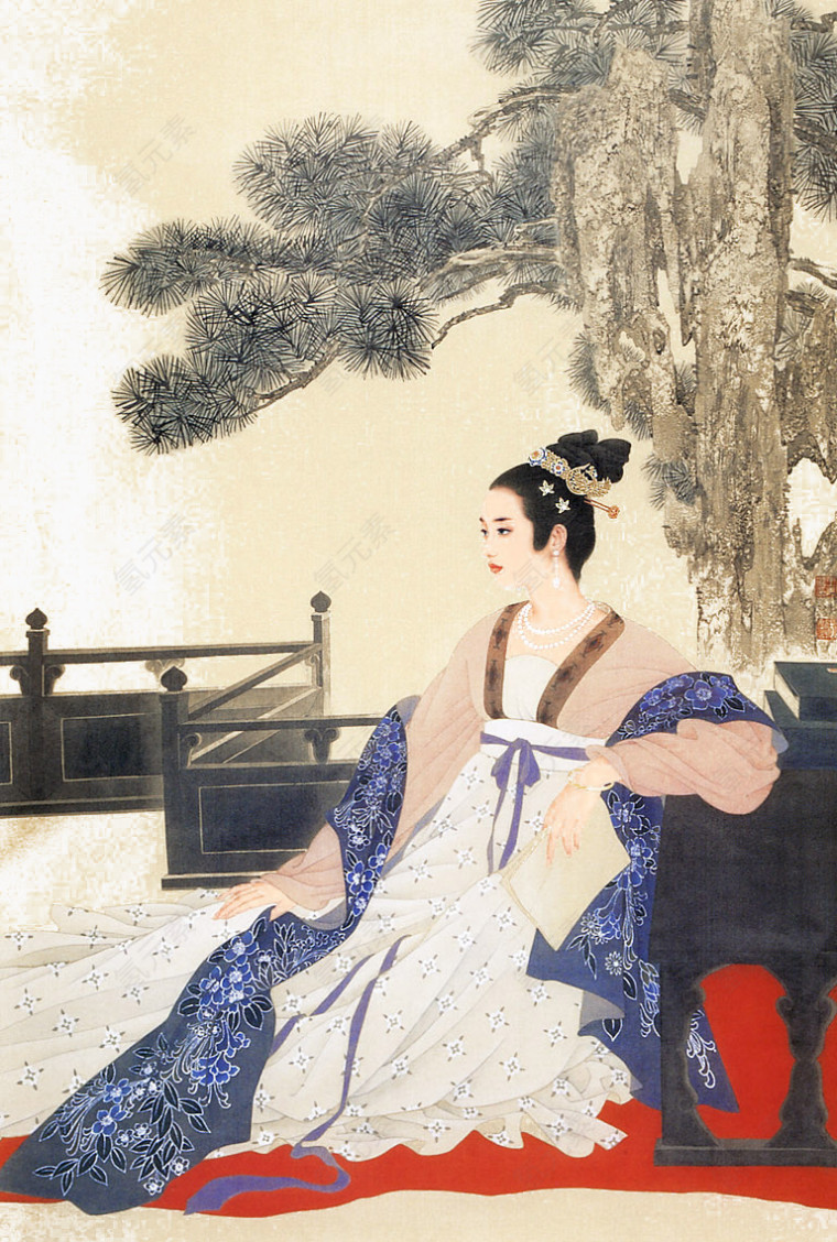 国画美女