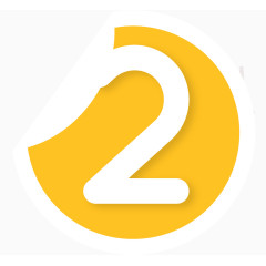 彩色圆形数字贴纸矢量素材