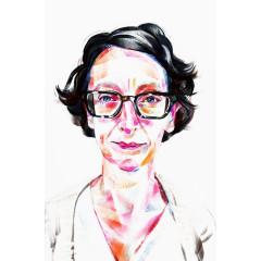 中年妇女人像速写