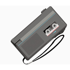 矢量手绘随身听