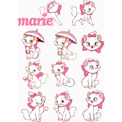 玛丽猫矢量素材