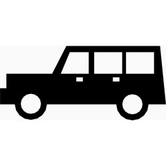 简约手绘小车图标