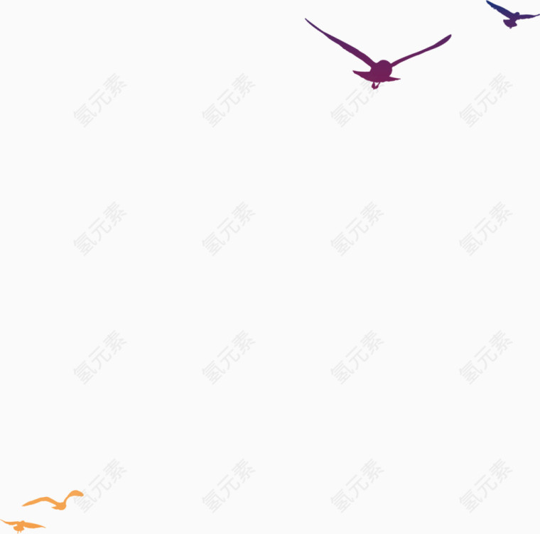 空中翱翔的雄鹰