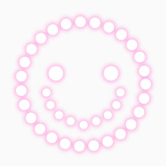 精美五彩圆形笑脸烟花