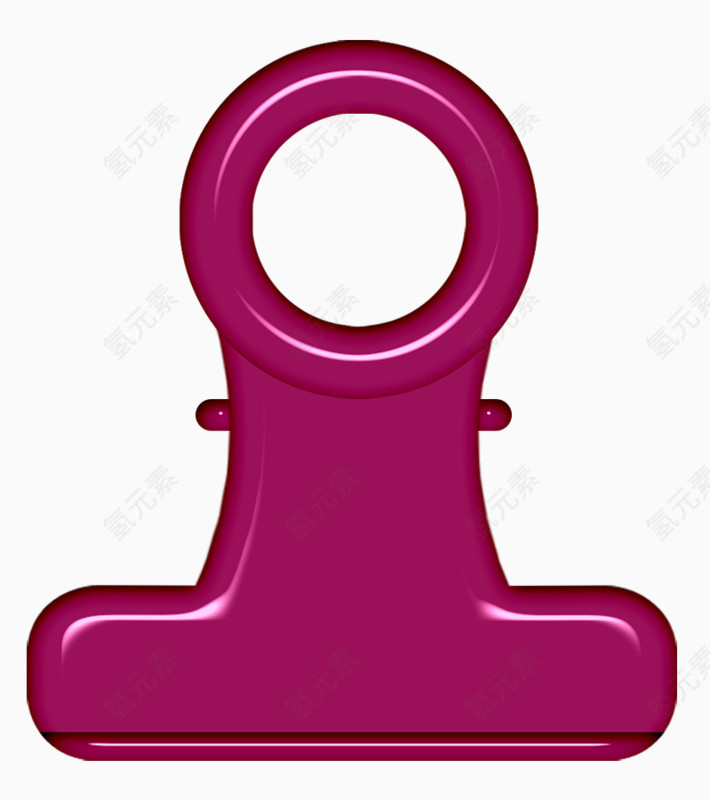 红色可爱书夹子