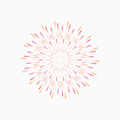 喷射素材烟花装饰素材