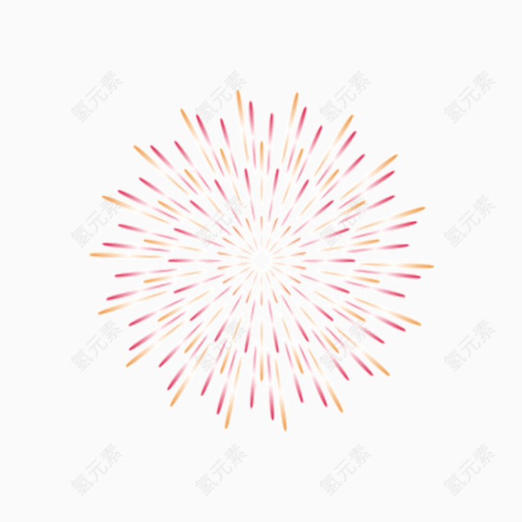 喷射素材烟花装饰素材