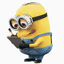 奴才阅读卡通Despicable-Me-icons