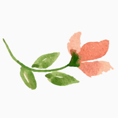 手绘水彩花朵图片
