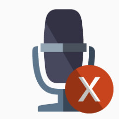 广播麦克风交叉flat-icons