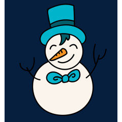 卡通雪人