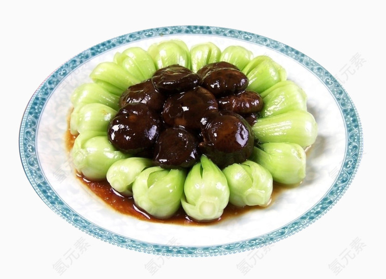 家常香菇青菜