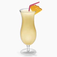鸡尾酒冰镇果汁朗姆酒图标