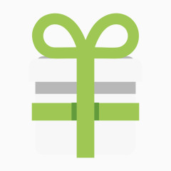 圣诞节白色礼物盒