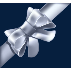 银白色蝴蝶结花