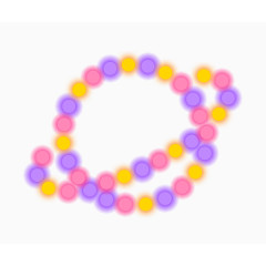 精美五彩圆形烟花