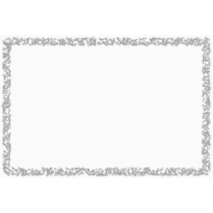 边框 简洁 黑白