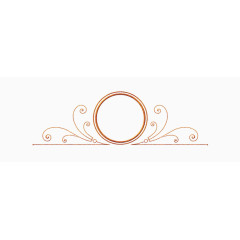 简洁风格圆形边框