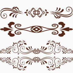 欧式古典花纹边框