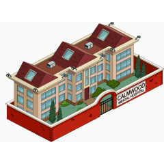 三维卡通可爱建筑