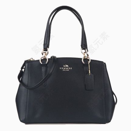 黑色彩典COACH女包