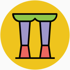 建筑图标卡通图片